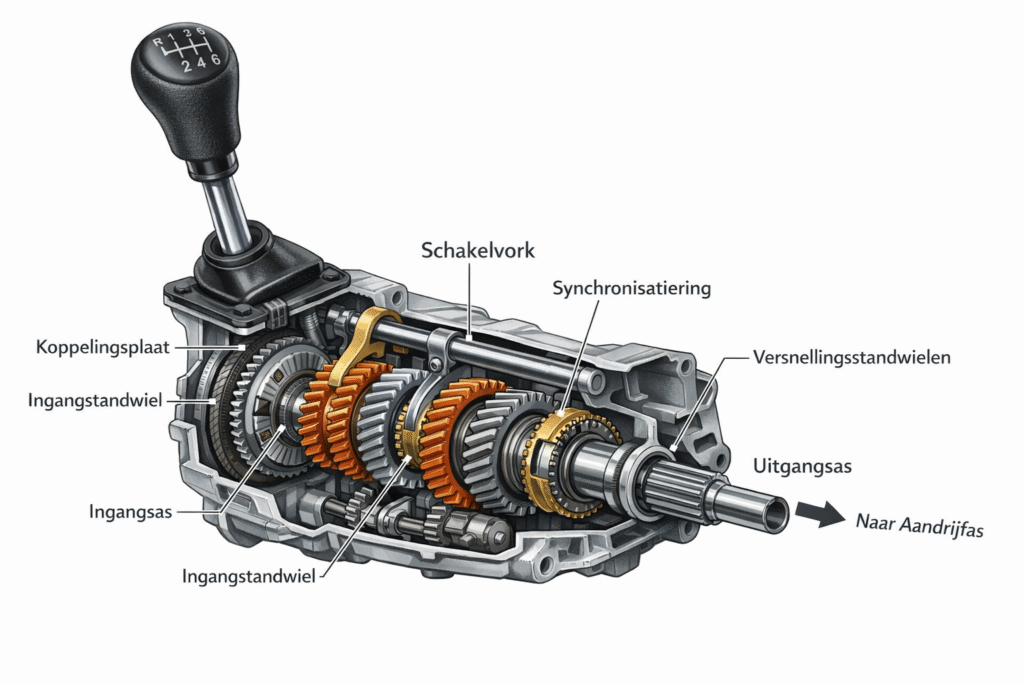 Versnellingsbakken en smeermiddelen Versnellingsbak